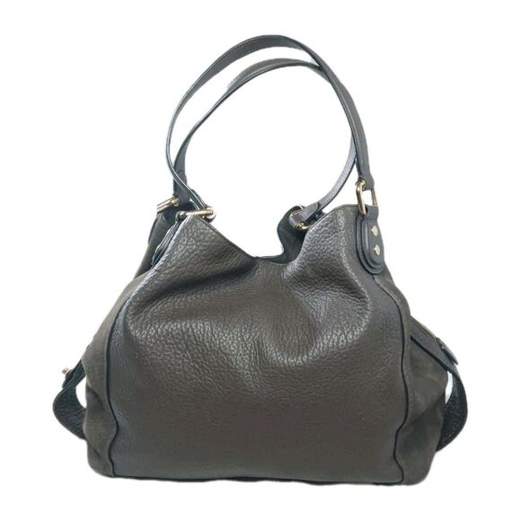 Coach Eddie Shoulder Bag 42 Buffalo Embossed Leather & Suede Brown Style #20334 - Picture 2 of 13